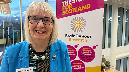 Beatrice Wishart at the launch of the Scottish Brain Tumour Centre of Excellence launch